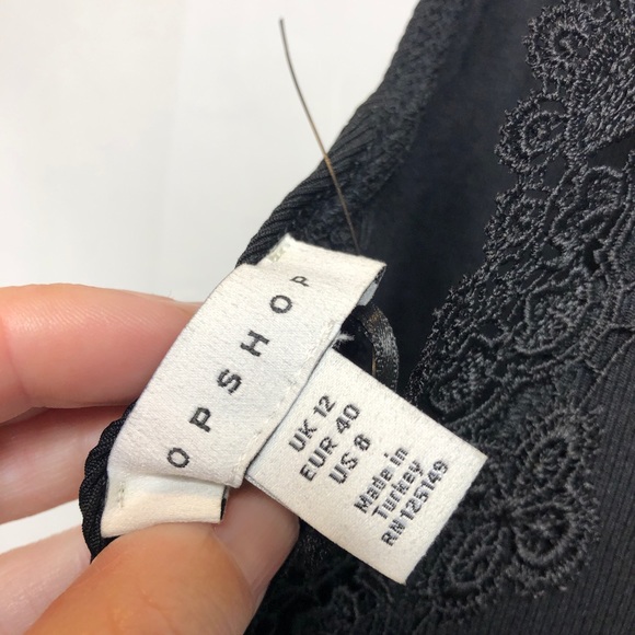 TopShop Lace Trim Strappy Bodysuit 8 - Picture 5 of 7